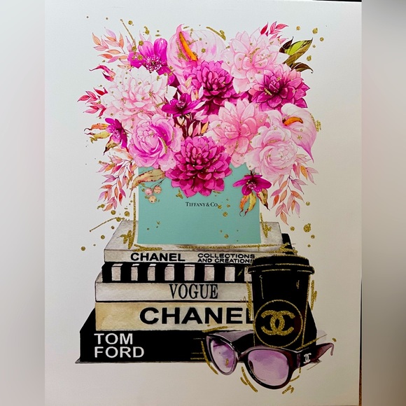Source Unknown Other - Designer Inspired Designer Books Wall Art